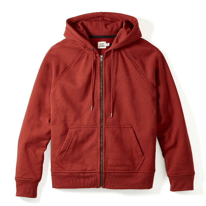 Red Wool & Polyester Hoodie – Your IT Transformation Partner